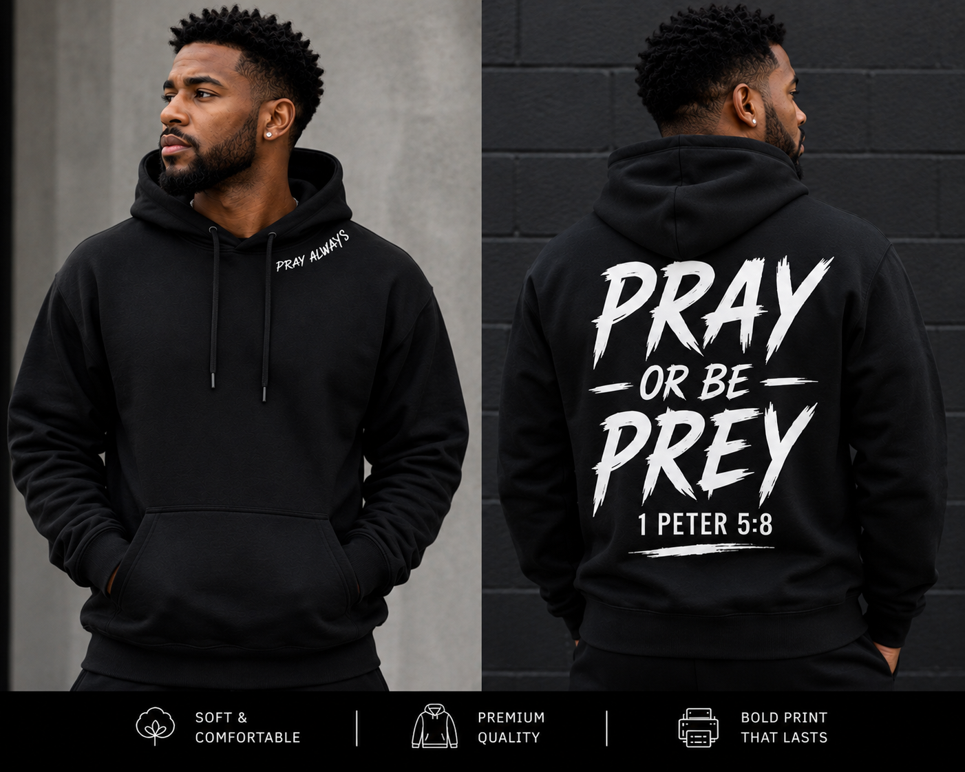 Pray or Be Prey Hoodie