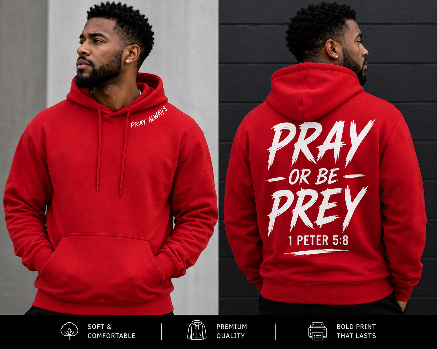 Pray or Be Prey Hoodie