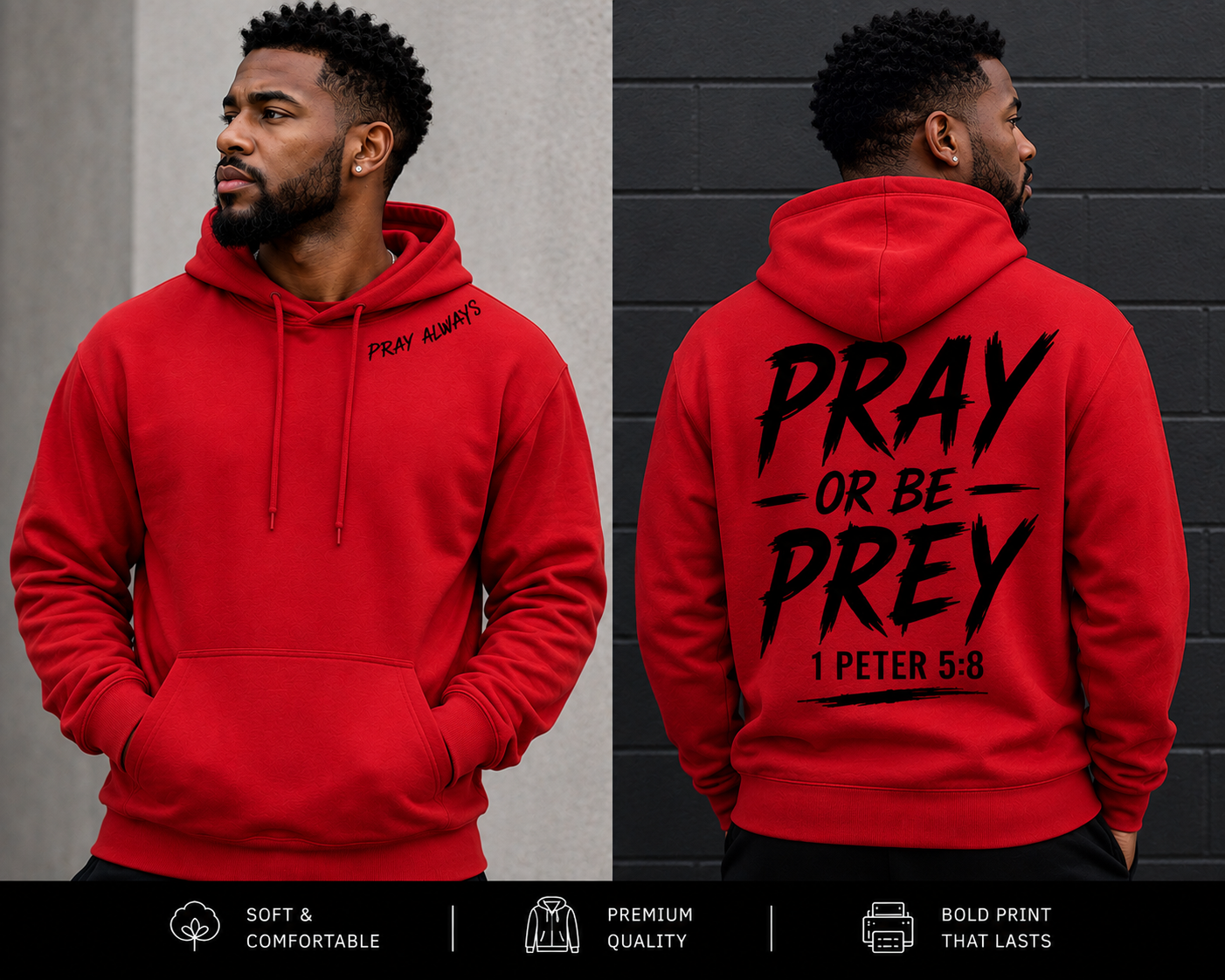 Pray or Be Prey Hoodie